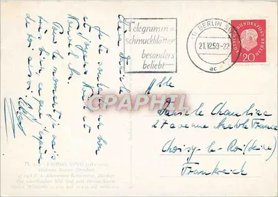 Nossa Senhora da Sixtina — Raffaël — editor F. A. Aßermannus, n° 3007 — Verso