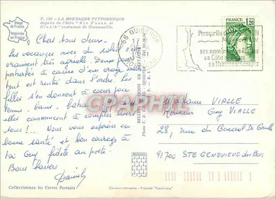 Cena de vida — Bretanha pitoresca — Belles Images de Bretagne — Verso