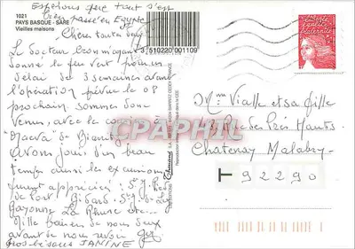 Velhas casas — Thouand — Editor Chouand — Verso