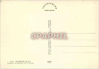 Biarritz - Roche della Vergine — Tempesta — Edizioni Lavielle — Verso