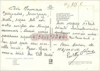 Hallorca — widok kompleksu z basenem i morzem — wydawca FISA, nr 2480 — Rewers