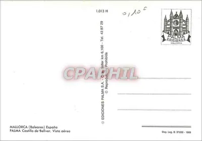 Palma de Mallorca — Zamek Bellver — Wydawnictwo Palma Ediciones — Rewers