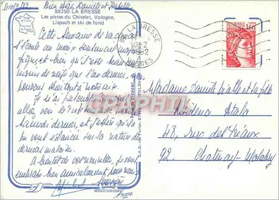 Zimowe Waczyce w La Bresse — S.A.D. de Forin, 1962 — Rewers