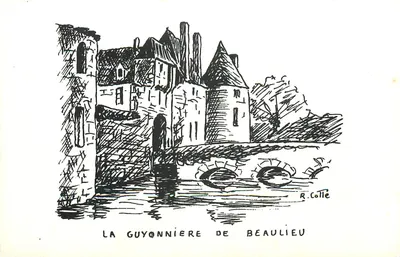 La Guyonnière de Beaulieu — desenho de R. Colle