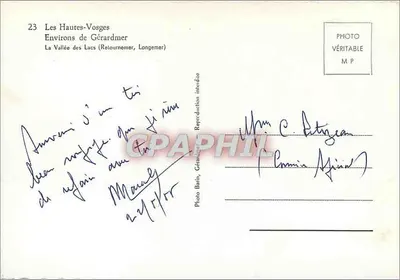 Wysokie Vosgi — Okolice Gérardmer, Dolina Jezior (Retournemer, Longemer) — Photo Barin — Rewers