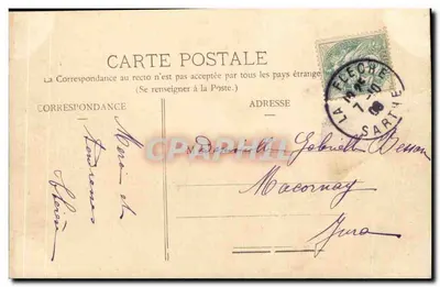 St-ClAUDE — Widok na Vladuc i most Avignon — Jura Pittoresque — Rewers