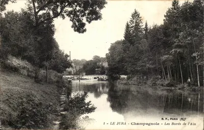 As margens do Ain — Champagnole — O Jura — B.F. Paris