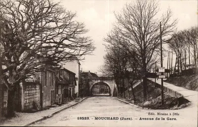 Mouchard (Jura) — Avenue de la Gare — Edit. Mitaine à Dôle