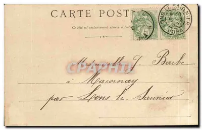 Viaduto de Syam — Champagnole — editor desconhecido, número de série não visível — Verso