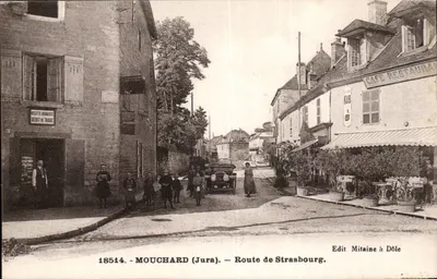 Mouchard (Jura) — Estrada para Estrasburgo — Édit Mitaine em Dôle