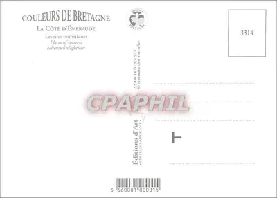 La Côte d'Émeraude — Sitios Turísticos — Ediciones d'Art — Reverso