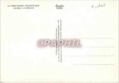 La Baule — Sulla Costa dell'Amore — Edizione La Bretagna Touristique — Verso