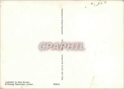 Lugano — widok z balkonu — Mick Durrant, Chelsea Paperworks — Rewers
