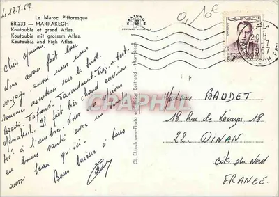 Koutoubia — grote Atlas — Uitgave Bertrand — Achterkant