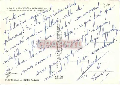 Pittoreskie Vosgi — Cienie i światło nad Volognem — Wydawnictwo La Châtaigneraie — Rewers