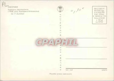 Kaplica w Jaszczurówce — Zakopane — Agencja Wydawnicza Krajobowa — Rewers
