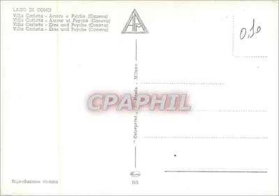 Villa Carlotta - Amor e Psique (Canova) — reprodução — 165 — Verso