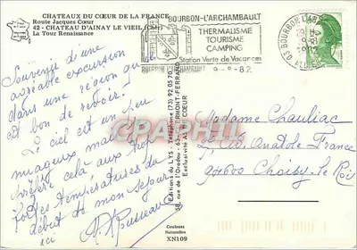 Zamek Ainay-le-Vieil — Zamek serca Francji — Wydawnictwo LYS — Rewers