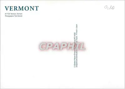 Norwich, Vermont — Kościół i latarnia letnia w jesieni — (Gordon) Herron Enterprises, #17129 — Rewers