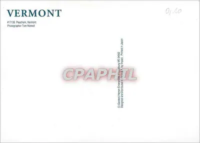 Peacham, Vermont — Editor Gordon Herron Enterprises, número de série #17136 — Verso