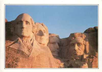 Mount Rushmore — As cabeças de quatro presidentes — USA XXV-A2