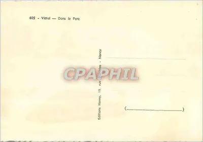 Vittel — W Parku — Wydawnictwo Henry, Nancy — Rewers