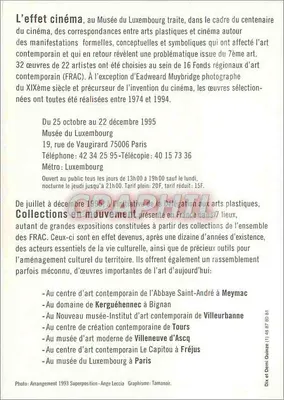 L'effetto cinema — Mostra al Museo del Luxembourg — Ministero della Cultura — Verso