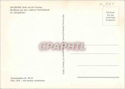 Salzburg — Taniec band w «Alpinia»-Heimatabend — M.M. Verlag Salzburg — Rewers