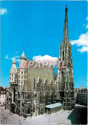 Wiener Stephansdom — vista aérea — Verlag Bauer, n° 435