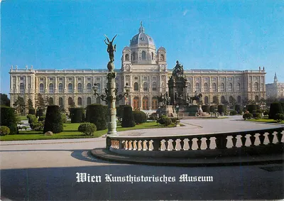 Viena Museu Histórico de Arte — vista do edifício e do jardim — RAU-COLOR, R 160