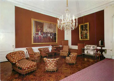 Sala de velório do castelo de Schönbrunn — Schloss Schönbrunn — editor Verlag Nr. 5138