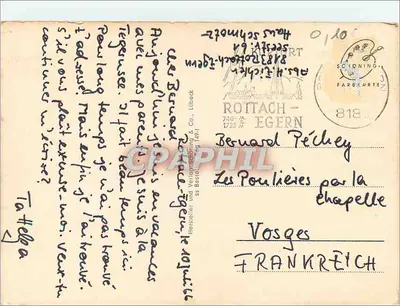 Tegernsee — Grüss vom Tegernsee — Heister & Verlags-Schöning & Co. — Verso
