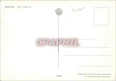 Siracusa - Ara di Iro ne II° — Royalcolor, n° 24525 — Verso
