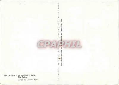 Wahadło — 1876 — wydawca Hazan, Paryż, nr 493 — Rewers