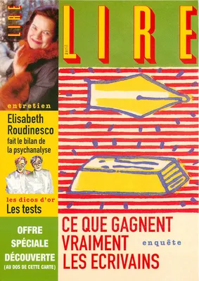 LIRE — kwiecień — rozmowa z Elisabeth Roudinesco, badanie nad pisarzami