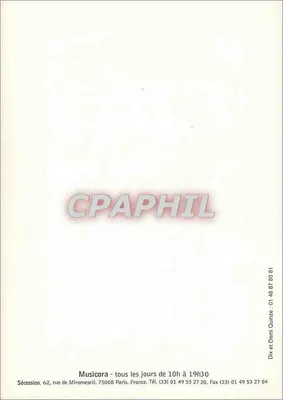 Międzynarodowy Salon Muzyki Klasycznej i Jazzu — Musicora — 24-28 kwietnia 1997 — na Villette — Rewers