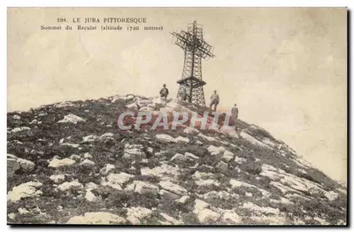 Cume do Reculet — Jura pitoresco — L. Michau, Ed. Delitang