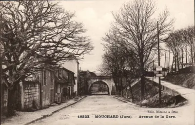 Mouchard (Jura) — Avenida da Estação — Edit. Mitaine a Dôle