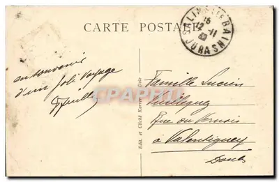 Salins-les-Bains (Jura) — Forten Belin en Saint-André — Uitgever Chiché Karren Dole — Achterkant