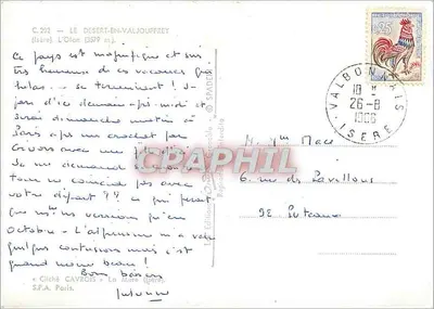Le Desert-en-Valjouffrey — L'Olan (3579 m) — S.P.A. Paris — Rewers