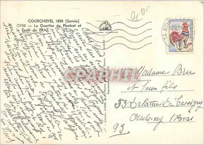 कौर्चेवेल 1850 — प्लांट्रेट के क्षेत्र और प्राज के जंगल — एडिशन एंगोली — पीछे