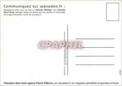 Homem em quarto de hospital — publicidade WanadOO — editor WanadOO S.A. — Verso