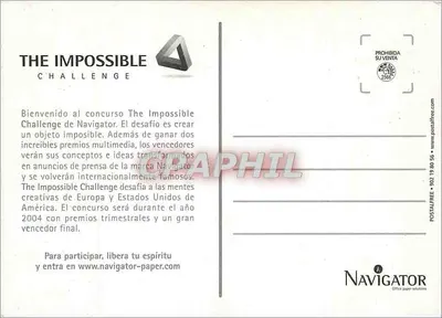 O Desafio Impossível — Soluções de papel para escritório Navigator — Verso