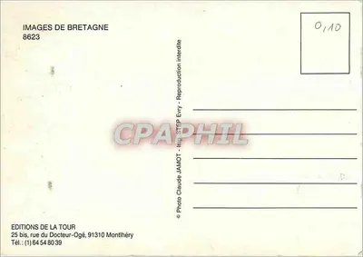 Dolmen della Bretagna — Editore: Éditions de la Tour, n° 8623 — Verso