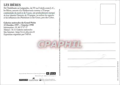 Ibériowie — Wystawa — Galerie Narodowe w Wielkim Pałacu — Rewers