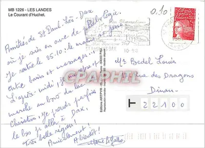 Pays Landais — Bosques y ríos — Ediciones ARTPYR — Reverso