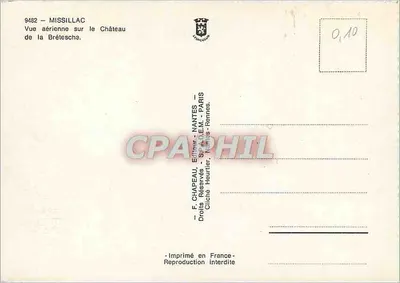 Missillac — Castelo da Brétèche — F. Château, Nantes-Hermes — Verso
