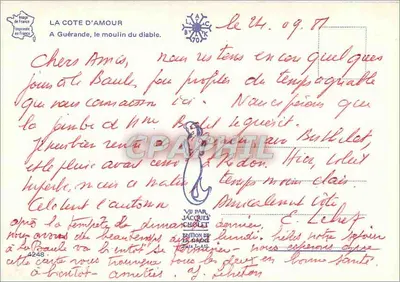 Młyn Szatana — Côte d'Azur — Wydawnictwo La Garde — Rewers