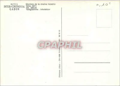 Hotel Inter-Continental Gabon — ilustracja promocyjna — Wydawnictwo Jibici — Rewers