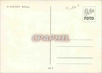 Aachen — Rathaus — AC 5 — Verso